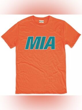 Where I’m From Adult Miami Orange Air Code T-Shirt NWT Size XXL